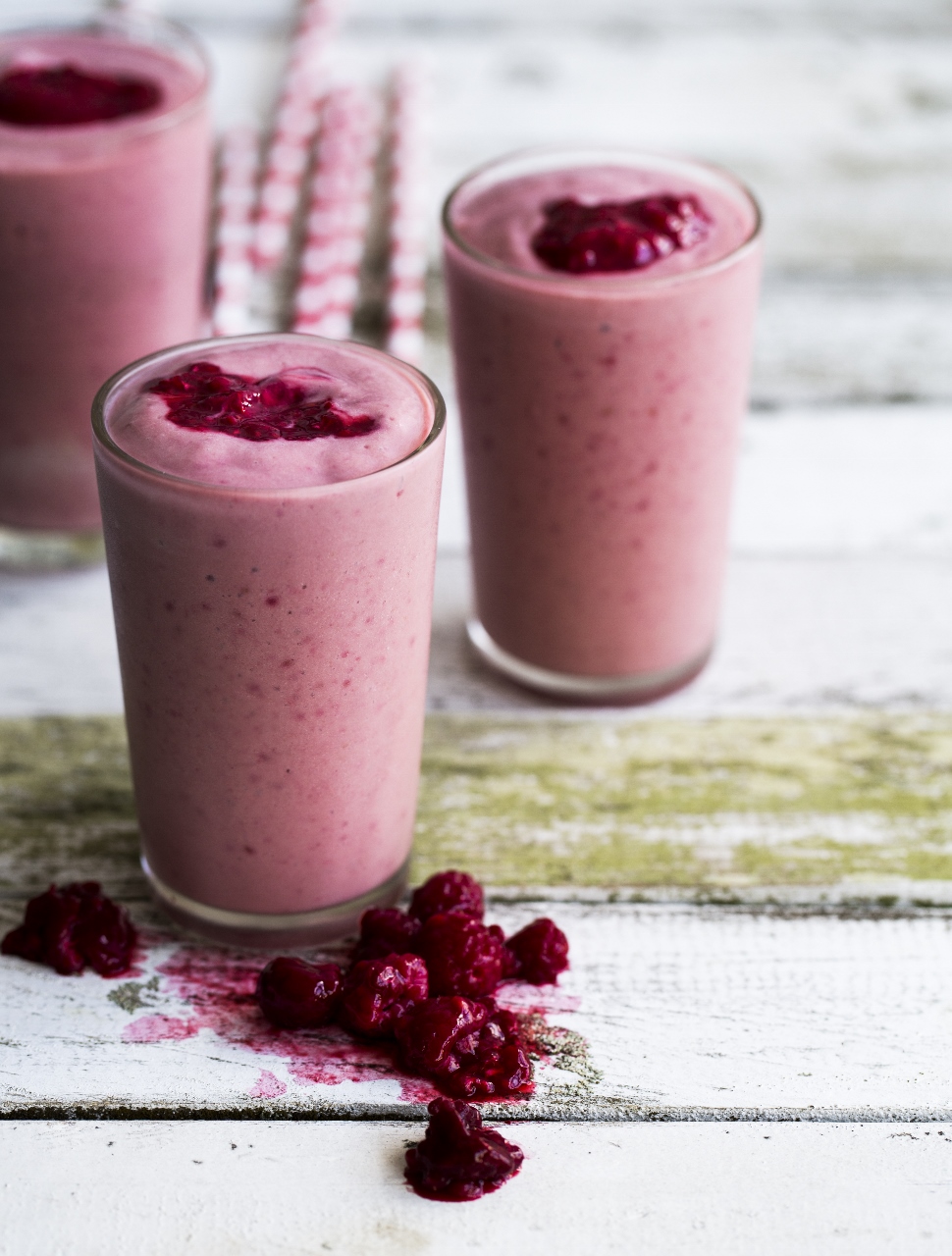 Raspberry Avocado Shake