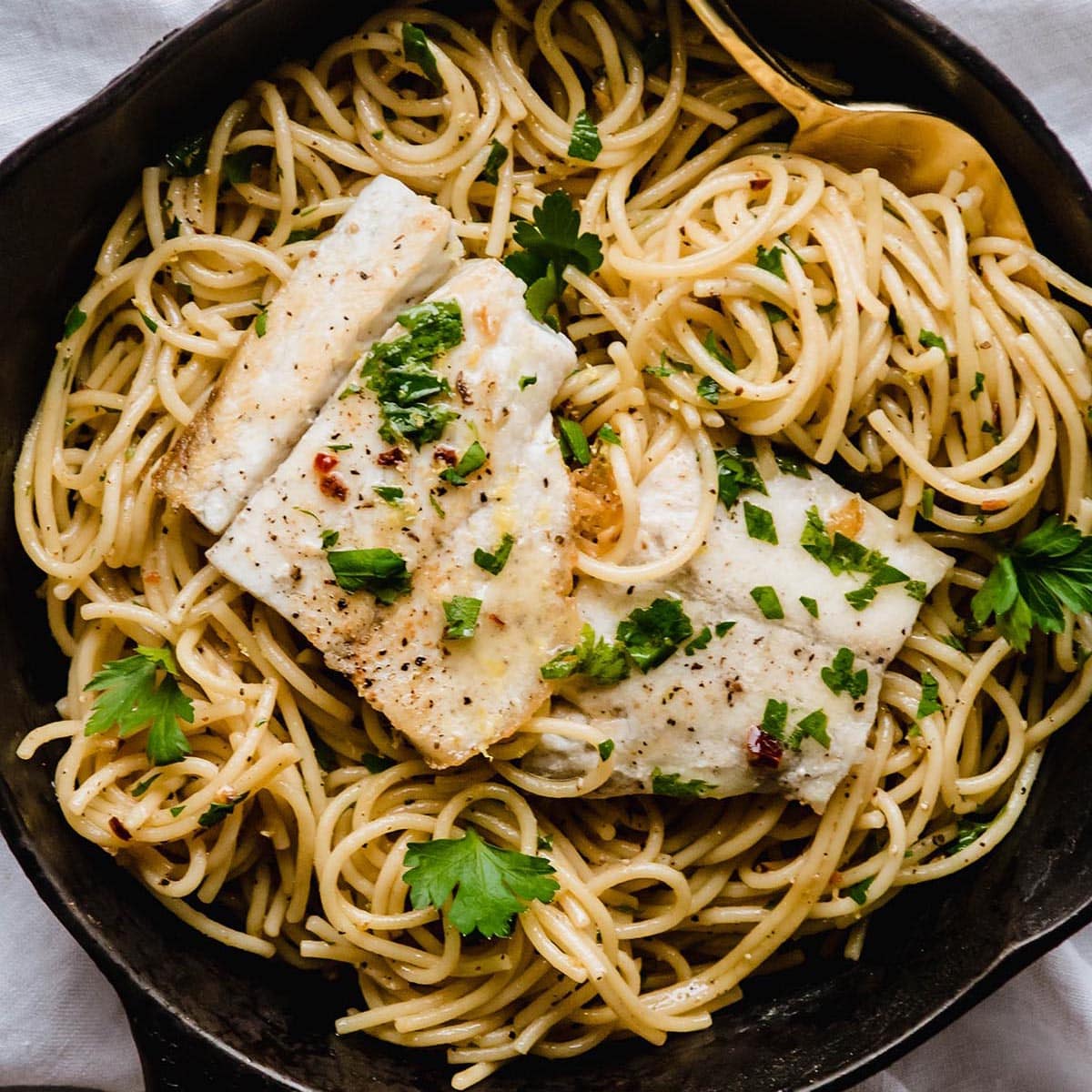 Pasta fish