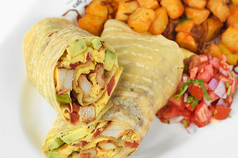 CHICKEN & EGG WRAP COMBO