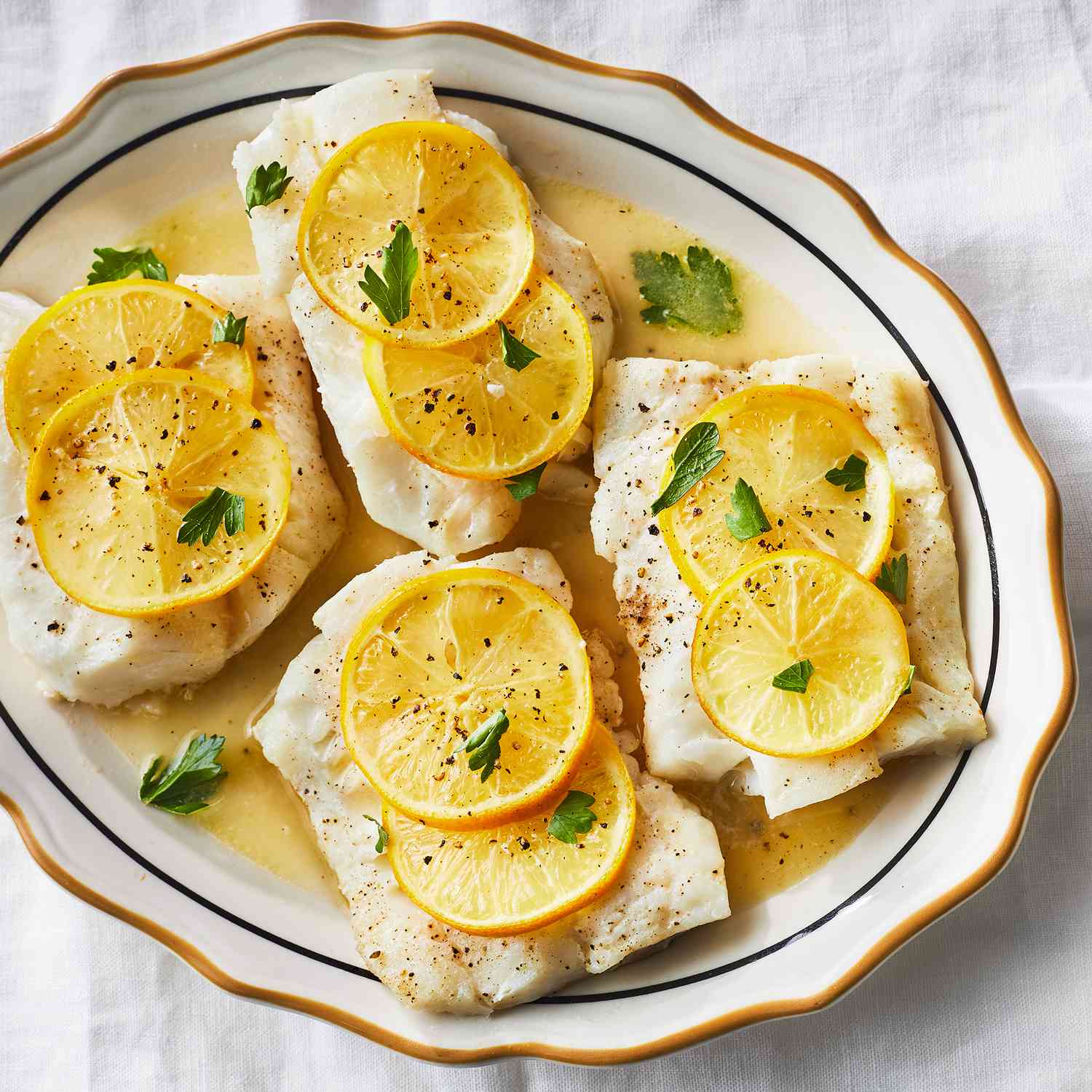 Lemon Garlic Baked Fish